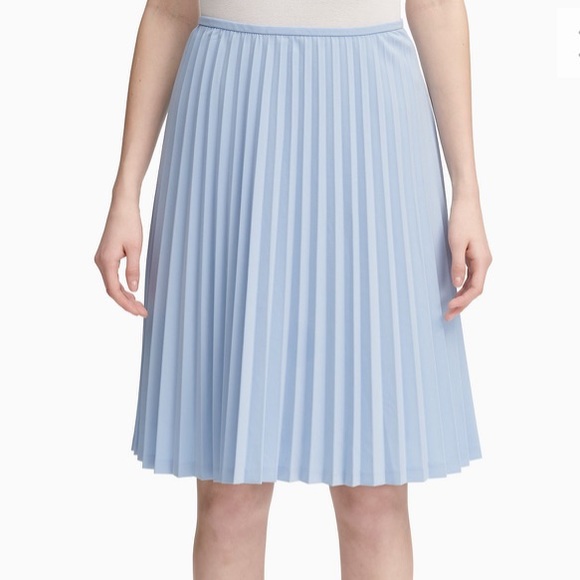 Calvin Klein Dresses & Skirts - NWOT Calvin Klein LUX pleated skirt Sky BLUE 8P
